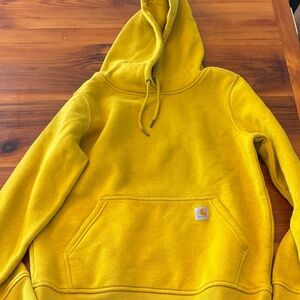 Carhartt Men's Mustard Hoodie Sweater